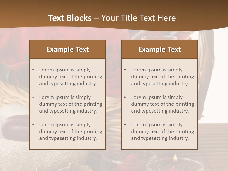 Valentne's Bath Champagne PowerPoint Template