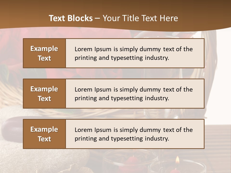 Valentne's Bath Champagne PowerPoint Template