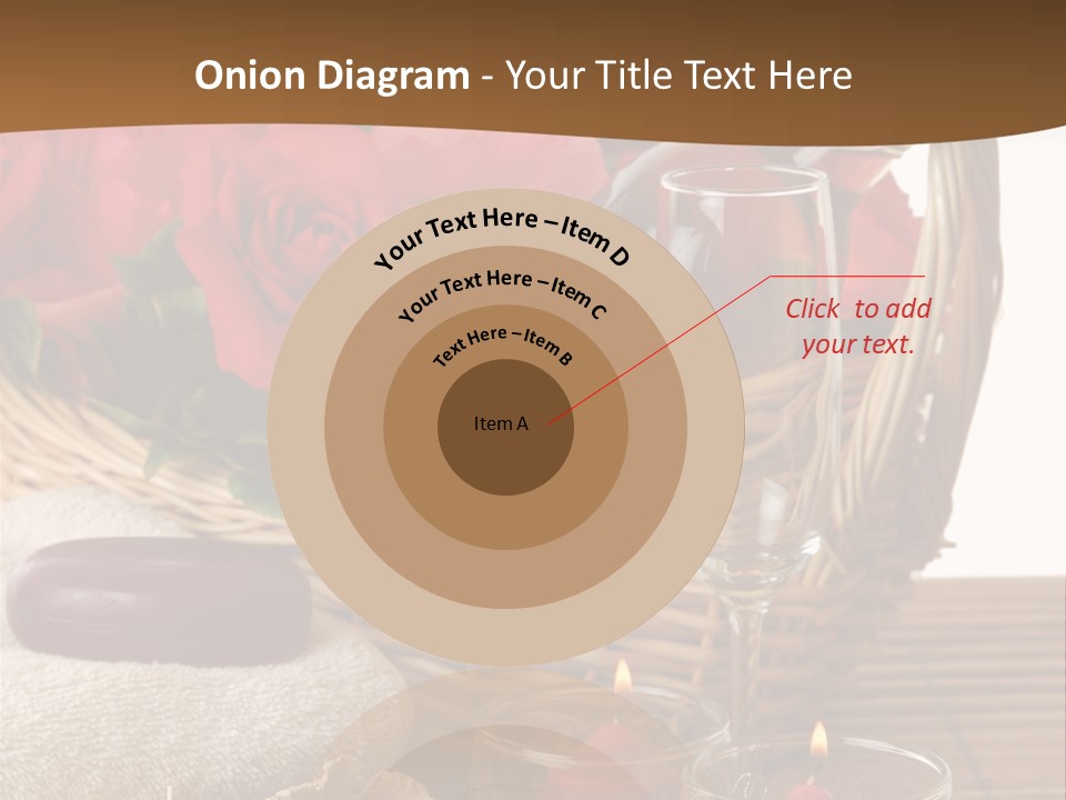 Valentne's Bath Champagne PowerPoint Template