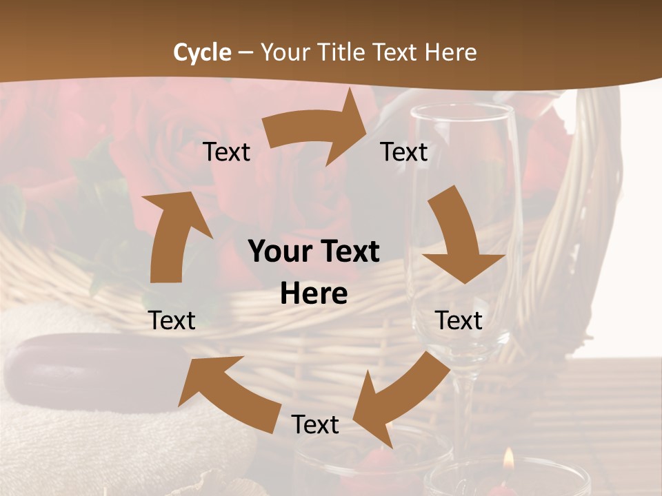 Valentne's Bath Champagne PowerPoint Template