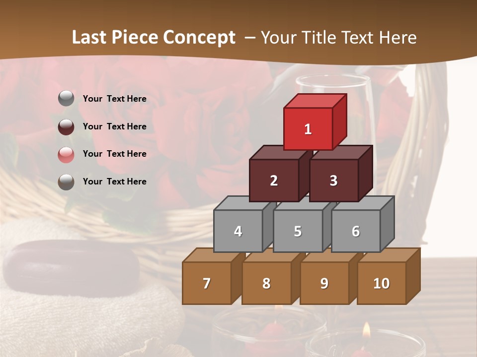 Valentne's Bath Champagne PowerPoint Template