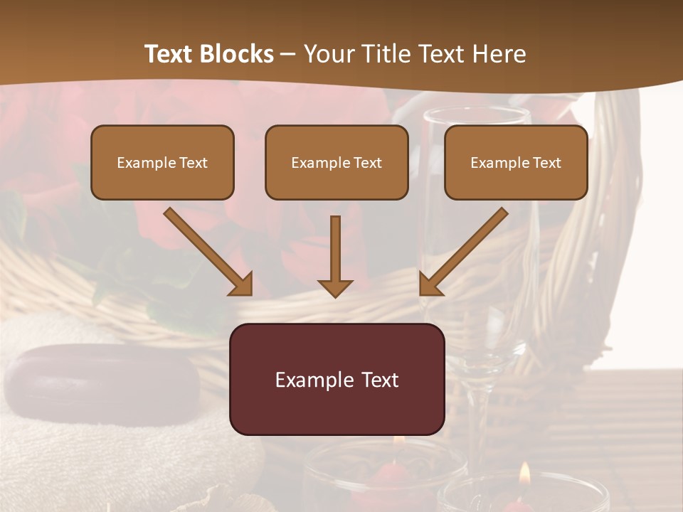 Valentne's Bath Champagne PowerPoint Template