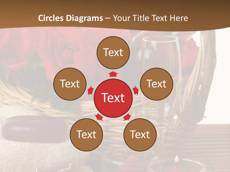 Valentne's Bath Champagne PowerPoint Template