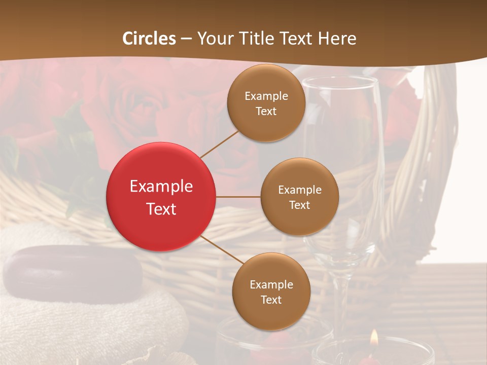 Valentne's Bath Champagne PowerPoint Template