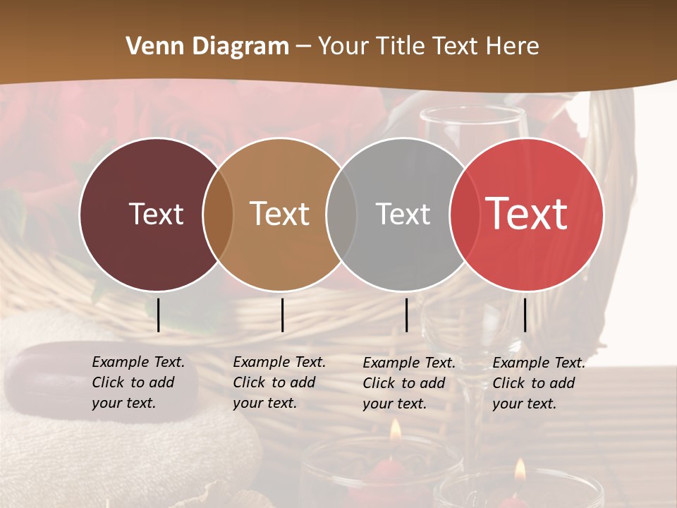 Valentne's Bath Champagne PowerPoint Template