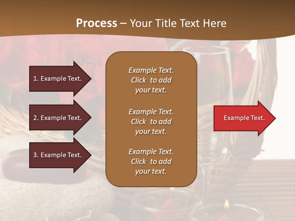 Valentne's Bath Champagne PowerPoint Template