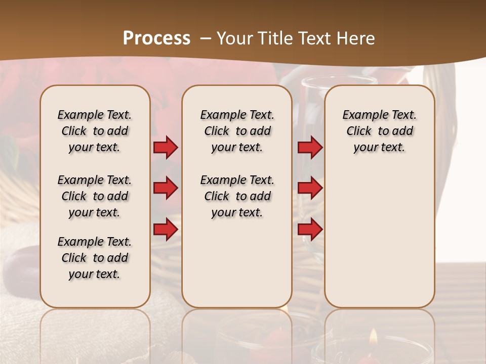 Valentne's Bath Champagne PowerPoint Template