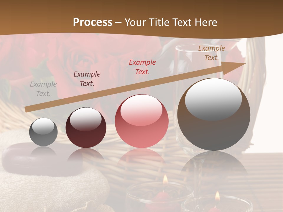 Valentne's Bath Champagne PowerPoint Template