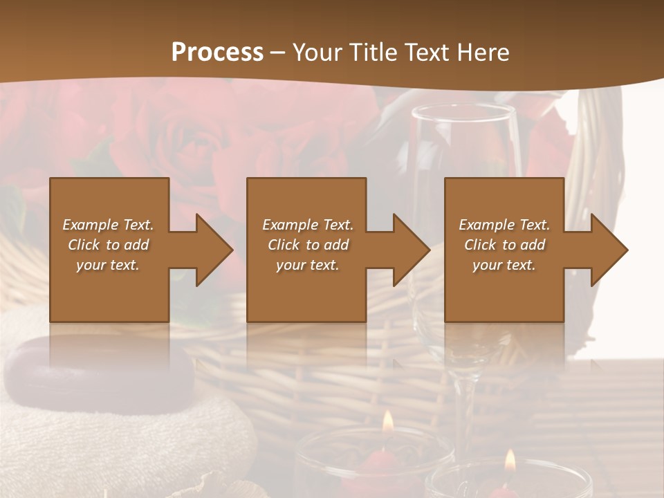 Valentne's Bath Champagne PowerPoint Template