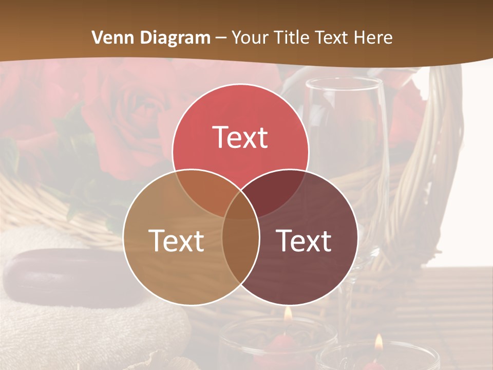 Valentne's Bath Champagne PowerPoint Template