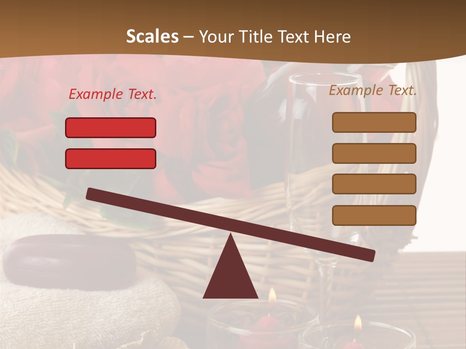 Valentne's Bath Champagne PowerPoint Template