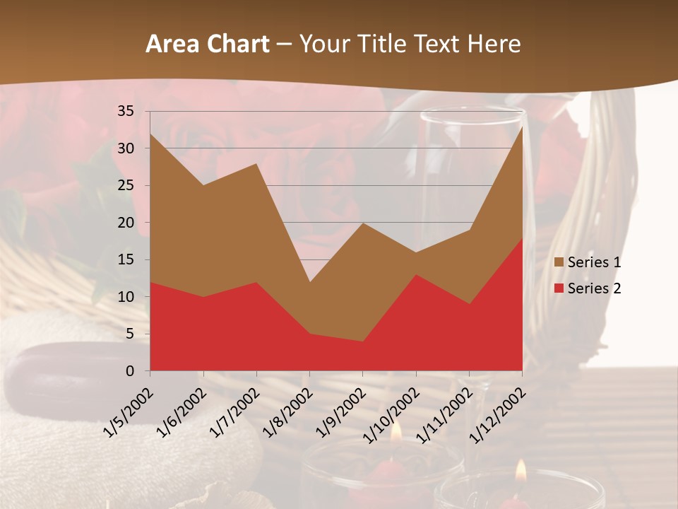 Valentne's Bath Champagne PowerPoint Template