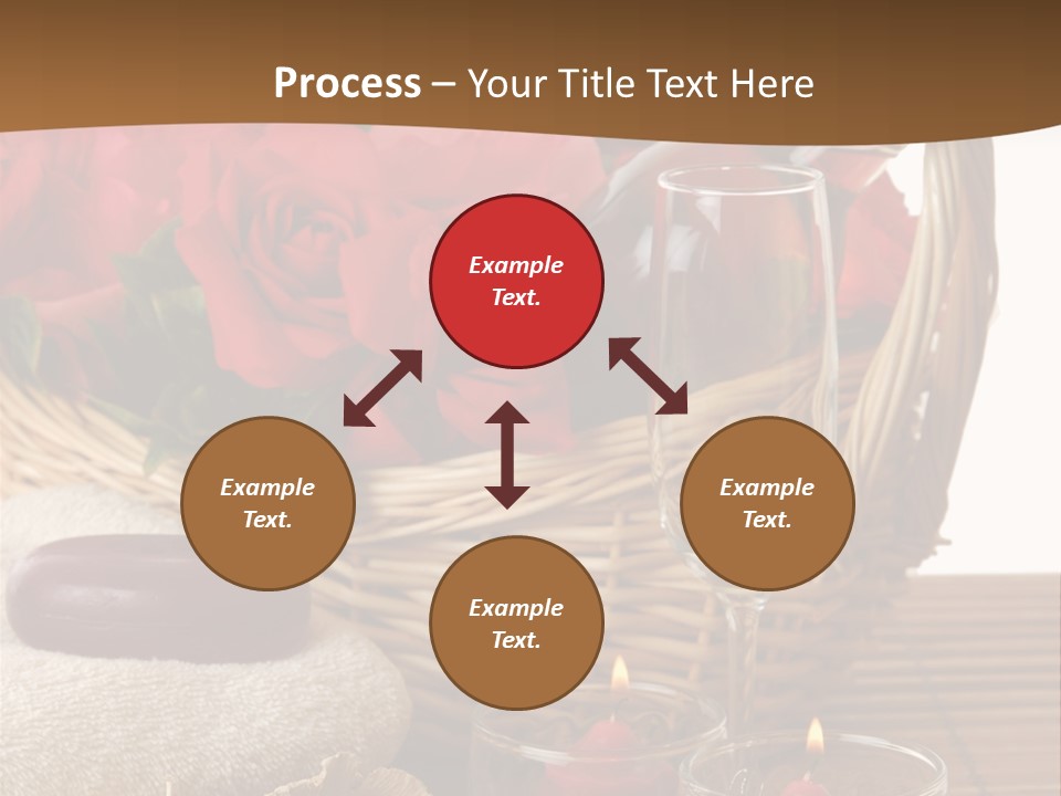 Valentne's Bath Champagne PowerPoint Template