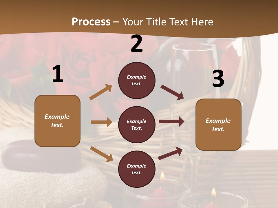 Valentne's Bath Champagne PowerPoint Template