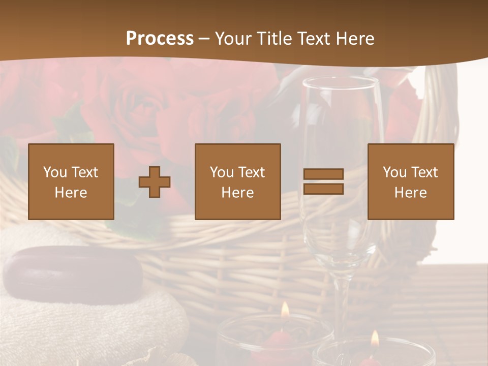 Valentne's Bath Champagne PowerPoint Template