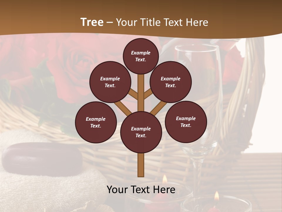 Valentne's Bath Champagne PowerPoint Template