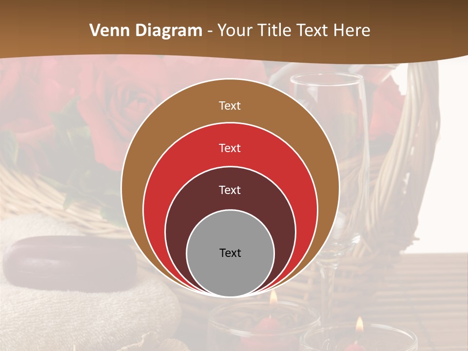 Valentne's Bath Champagne PowerPoint Template