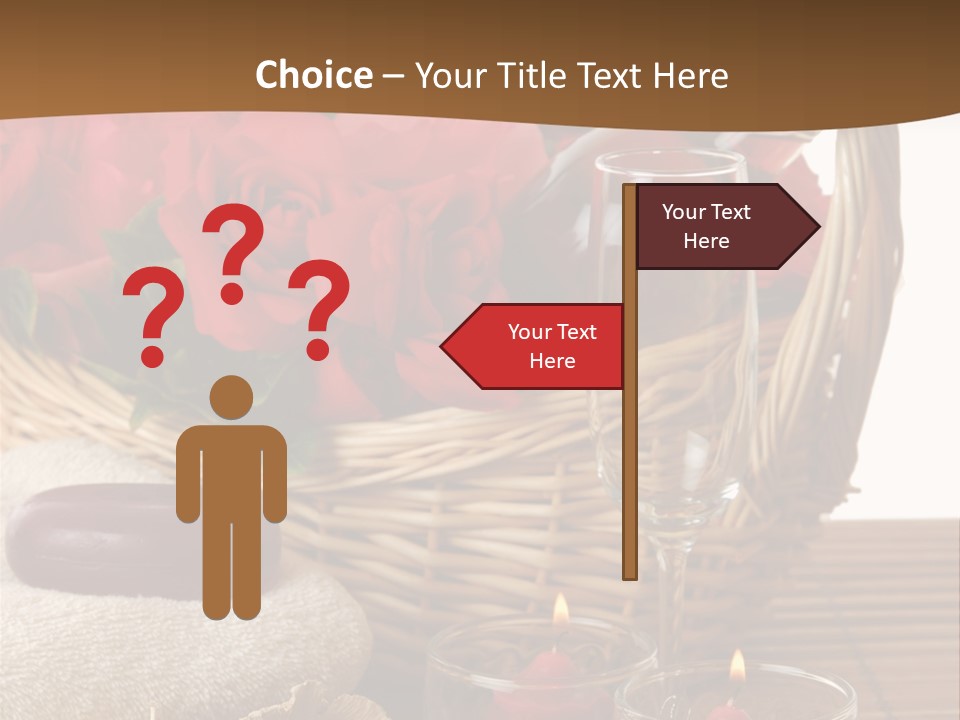 Valentne's Bath Champagne PowerPoint Template