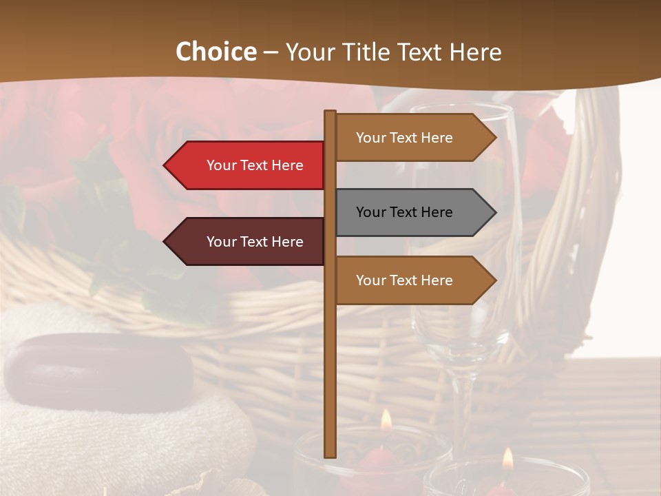 Valentne's Bath Champagne PowerPoint Template