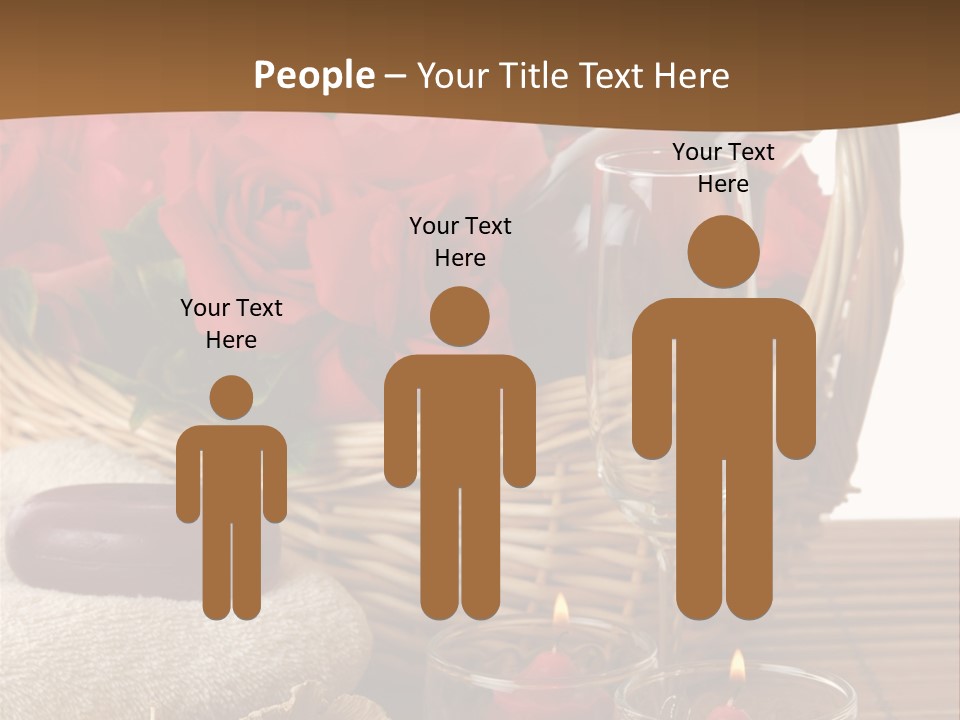 Valentne's Bath Champagne PowerPoint Template