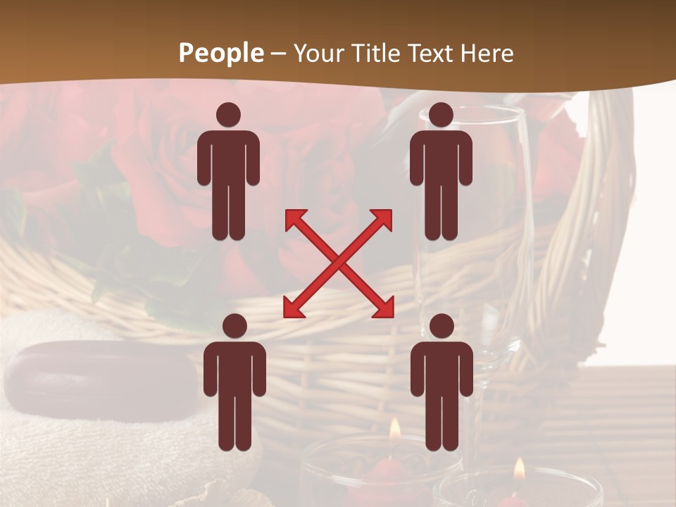 Valentne's Bath Champagne PowerPoint Template