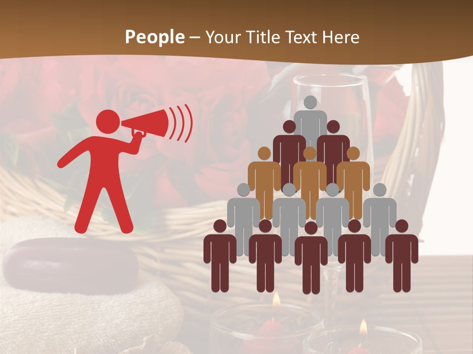 Valentne's Bath Champagne PowerPoint Template