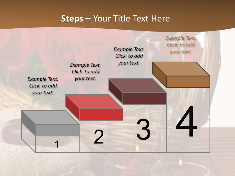 Valentne's Bath Champagne PowerPoint Template