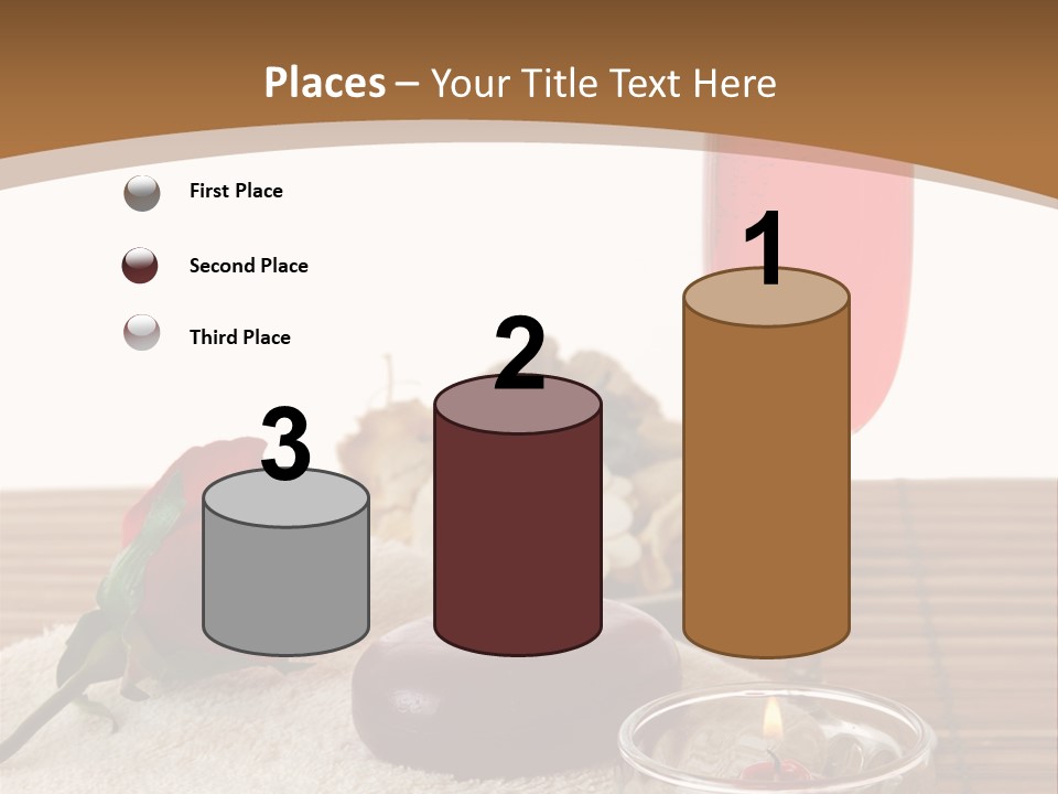 Glass Flame Flower PowerPoint Template
