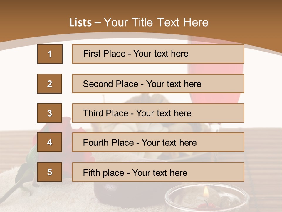 Glass Flame Flower PowerPoint Template