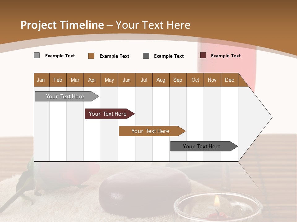 Glass Flame Flower PowerPoint Template