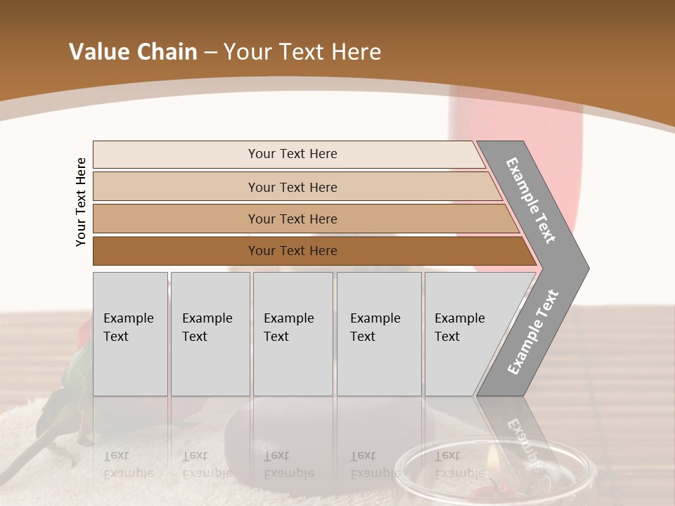Glass Flame Flower PowerPoint Template