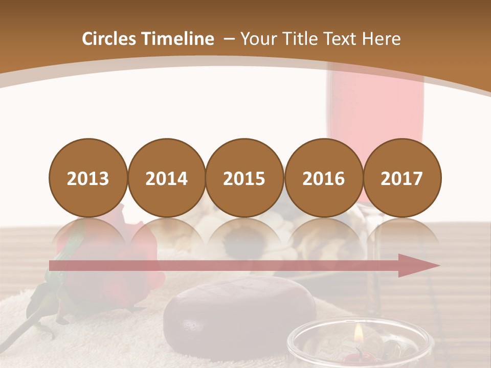 Glass Flame Flower PowerPoint Template