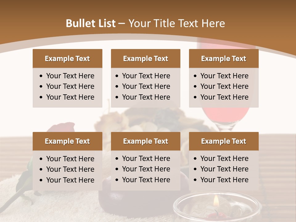 Glass Flame Flower PowerPoint Template