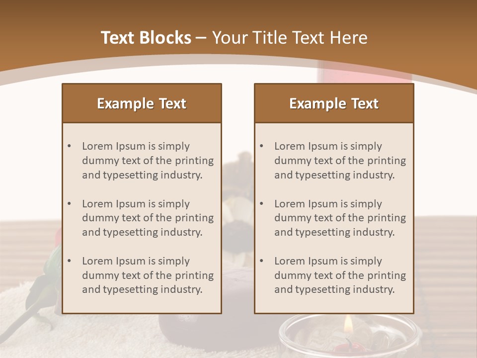 Glass Flame Flower PowerPoint Template