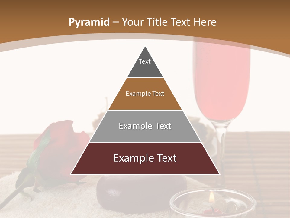 Glass Flame Flower PowerPoint Template