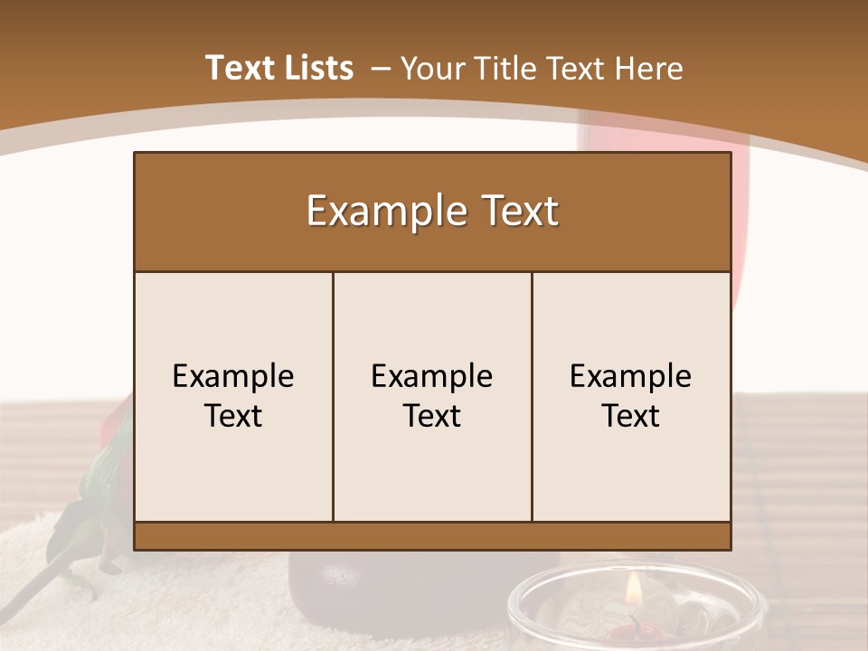 Glass Flame Flower PowerPoint Template