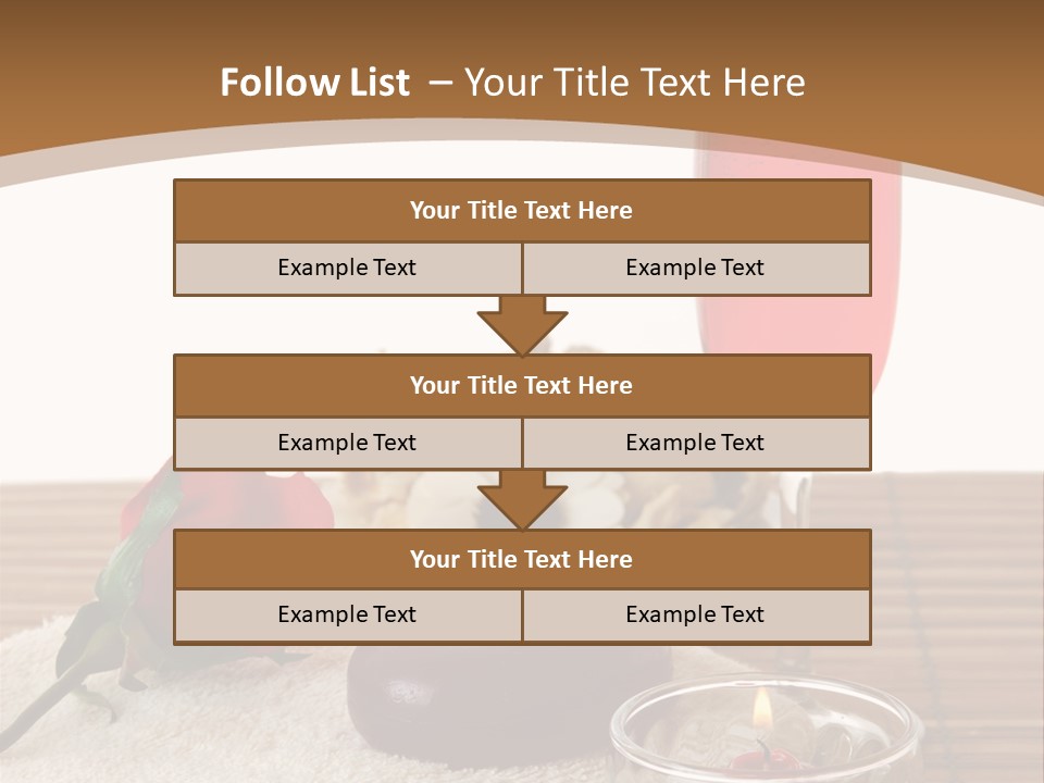 Glass Flame Flower PowerPoint Template