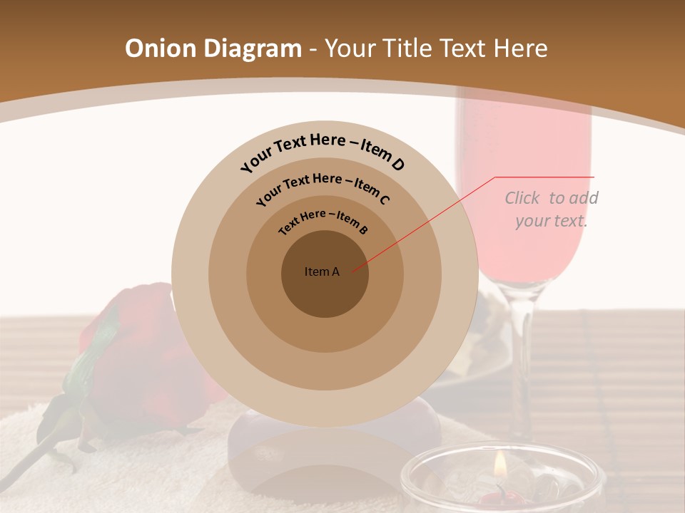 Glass Flame Flower PowerPoint Template