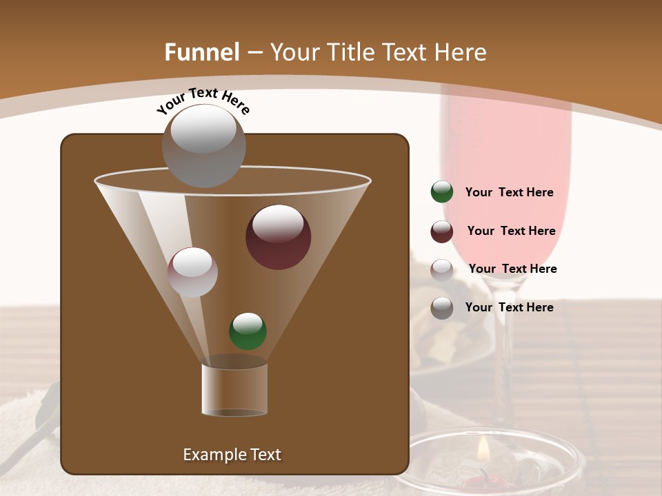 Glass Flame Flower PowerPoint Template
