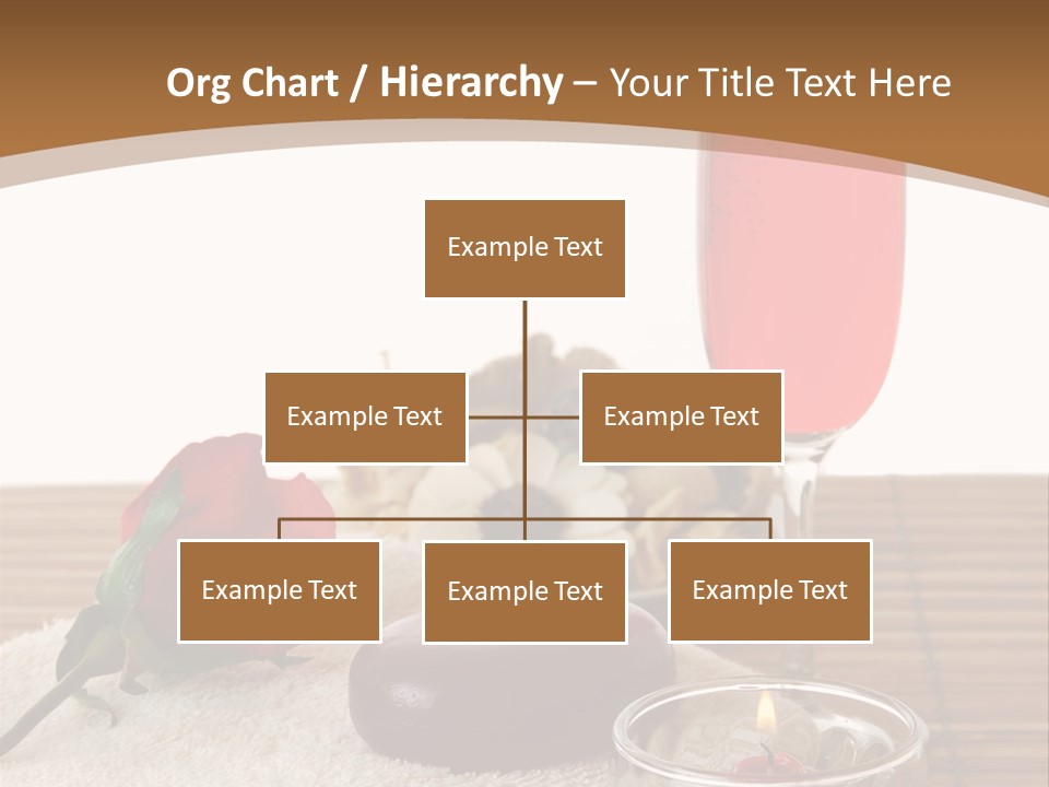 Glass Flame Flower PowerPoint Template
