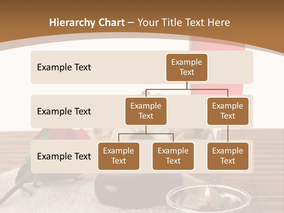 Glass Flame Flower PowerPoint Template