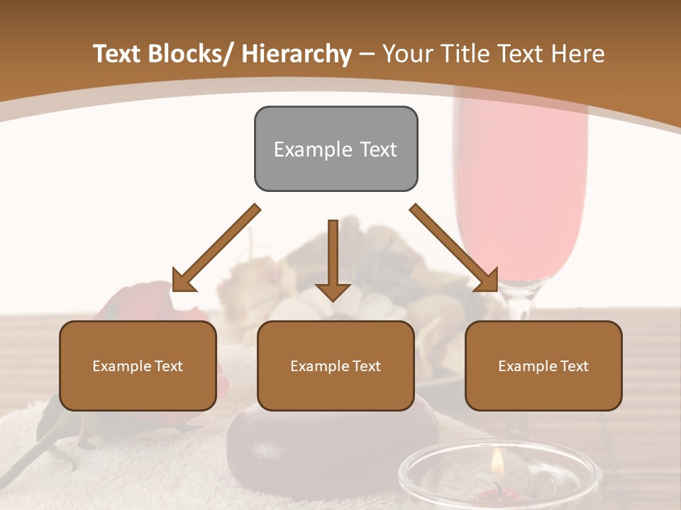 Glass Flame Flower PowerPoint Template