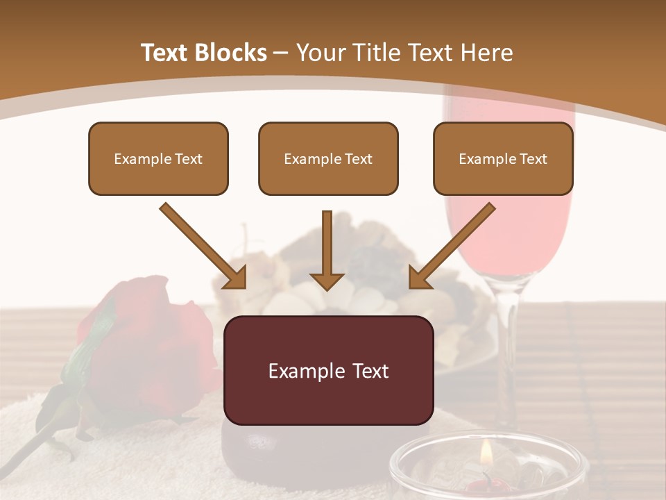 Glass Flame Flower PowerPoint Template