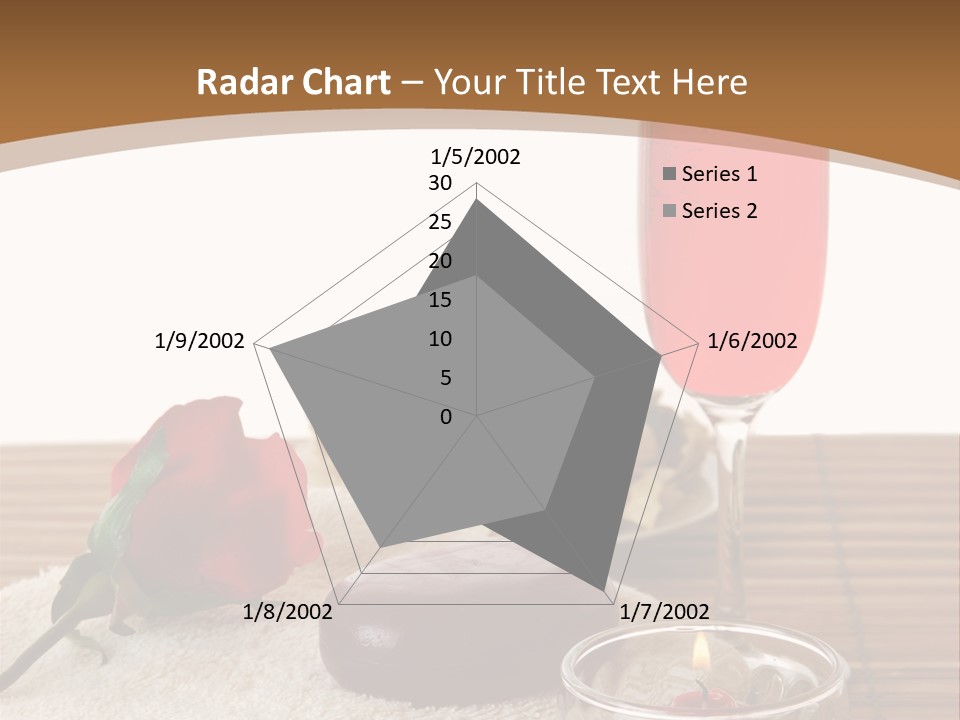Glass Flame Flower PowerPoint Template