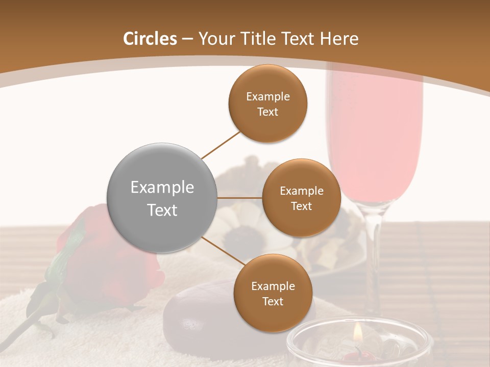 Glass Flame Flower PowerPoint Template