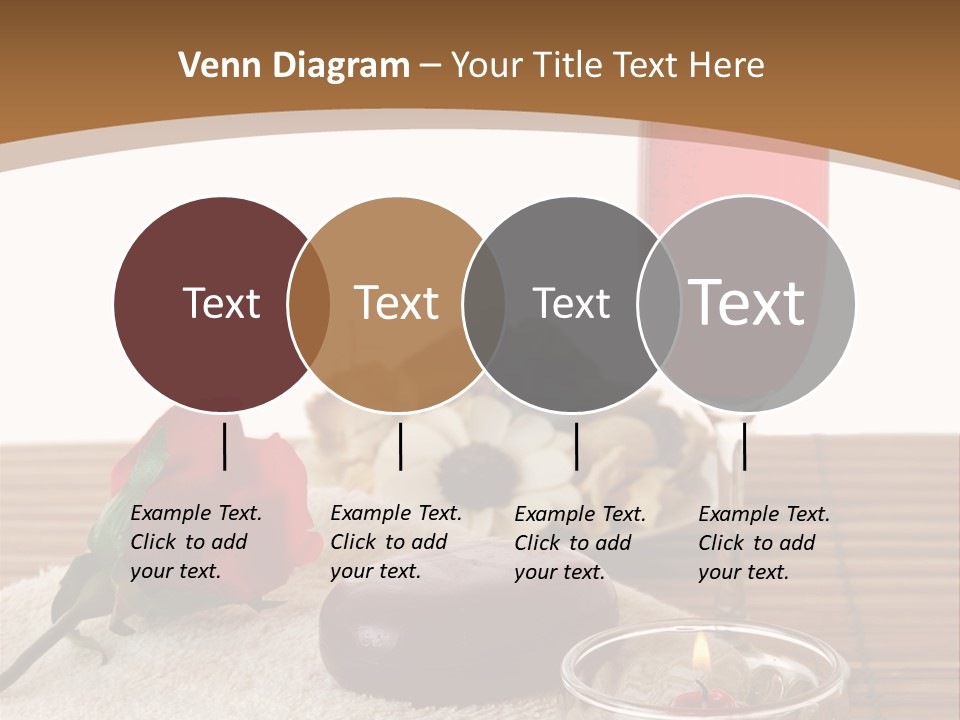 Glass Flame Flower PowerPoint Template