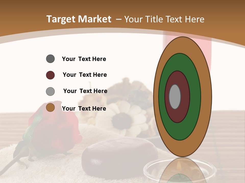 Glass Flame Flower PowerPoint Template