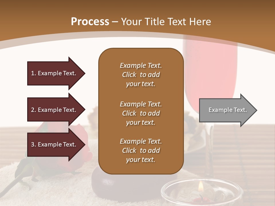 Glass Flame Flower PowerPoint Template