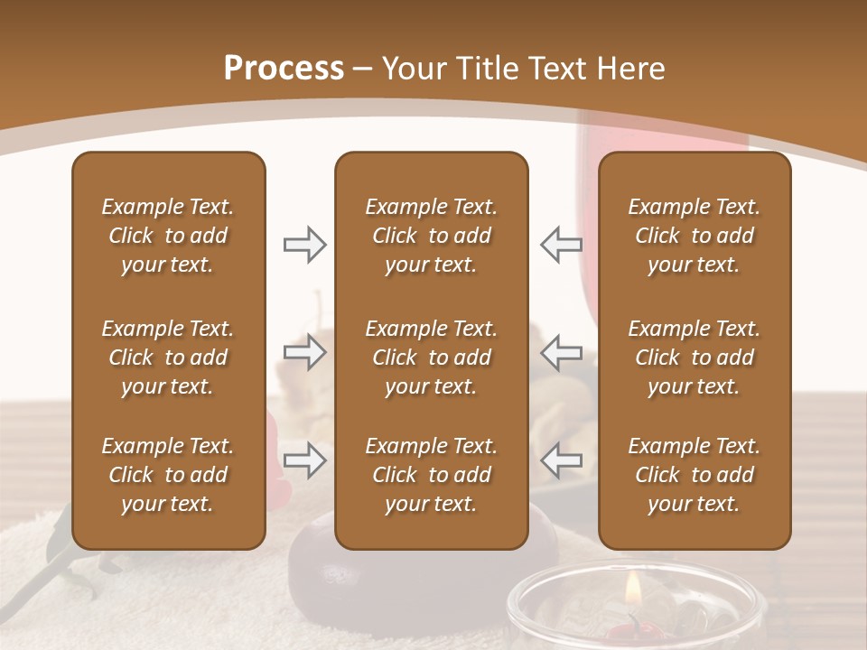 Glass Flame Flower PowerPoint Template