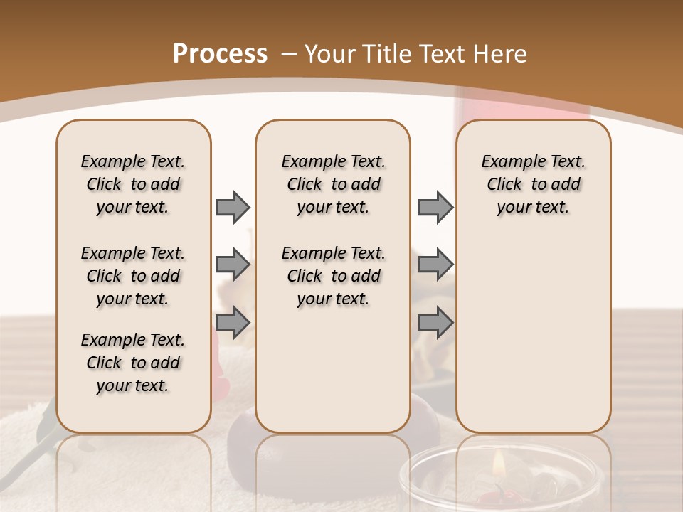 Glass Flame Flower PowerPoint Template